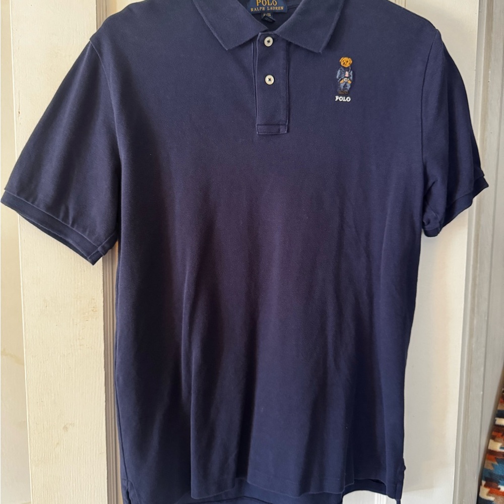 Polo by Ralph Lauren Men's Navy Blue Polo Shirt